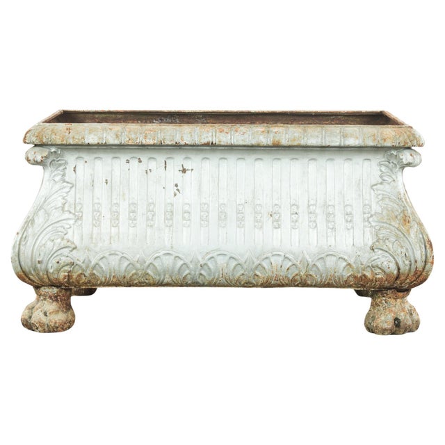 1900 - 1909 1900s French Large Metal Planter For Sale - Image 5 of 18