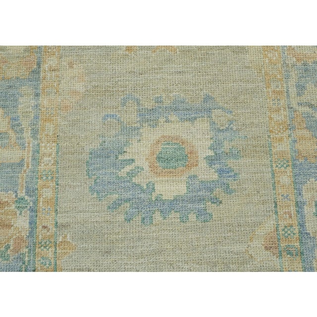Turkish Oushak Runner Rug 3' x 6'2" #17363 For Sale - Image 4 of 8