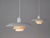 Vintage Danish PH 4/3 Hanging Lamps by Poul Henningsen for Louis Poulsen, 1966, Set of 2 For Sale - Image 12 of 12