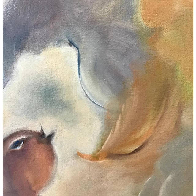 Gilbert Pauli, Courtship Ritual, 1991, Canvas Painting For Sale - Image 4 of 7