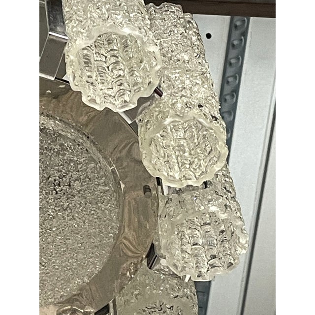 Hanging Light with Murano Tubulars from Doria Leuchten, 1960s For Sale - Image 16 of 18