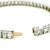 1990s 18k White Gold 16.32 Carat Emerald Cut Diamond Tennis Bracelet For Sale - Image 9 of 11