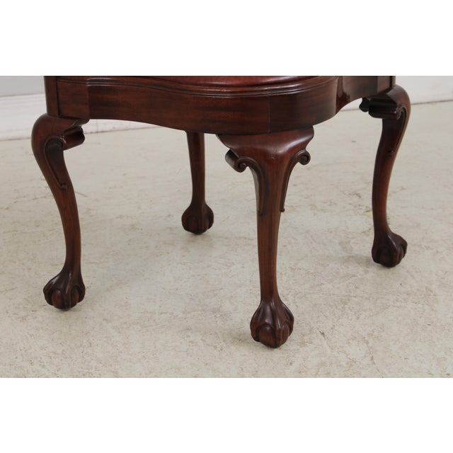 Southwood Ball & Claw Mahogany Corner Chair For Sale - Image 9 of 15
