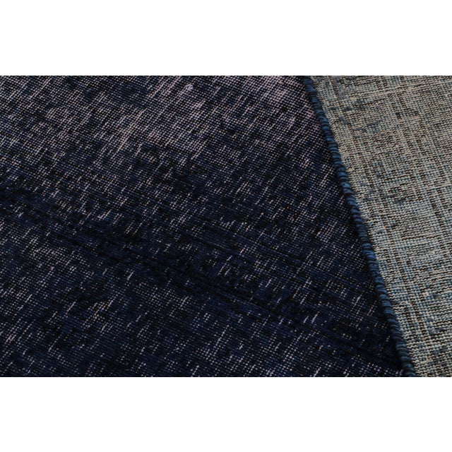 Textile Vintage Persian Rug in Blue and Purple by Rug & Kilim For Sale - Image 7 of 7
