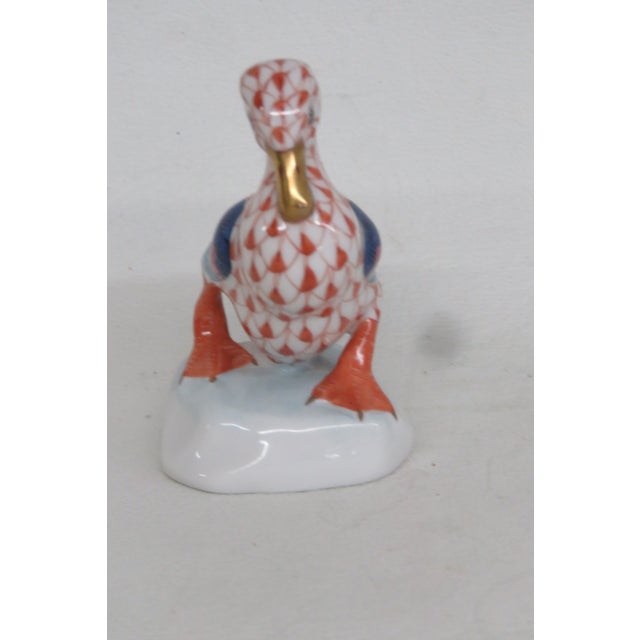 This gorgeous Duck Figurine is made of porcelain and hand-painted. This Figurine was made by Herend in Hungary, with a...