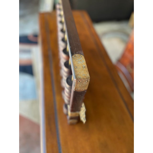 1950s VIntage Large Abacus Imported From Hong Kong For Sale - Image 5 of 12