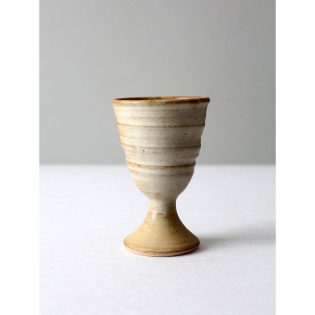 Vintage Studio Pottery Chalice For Sale - Image 10 of 10