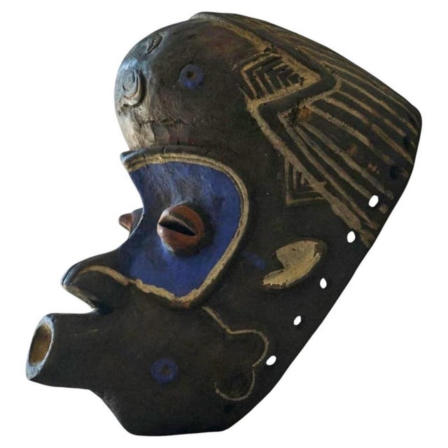 African Bena Lulua Mask, Kasai, DR Congo, 1940s For Sale - Image 12 of 12