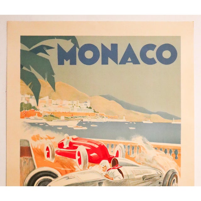 Date: 1985 Size: 39.5 x 27 Artist: Geo Ham (After) About this poster: The Monaco Grand Prix is a Formula One motor race...