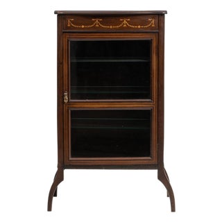 19th Century Edwardian Vitrine Cabinet For Sale