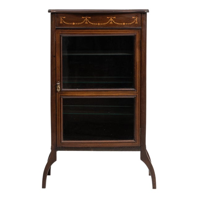 19th Century Edwardian Vitrine Cabinet For Sale