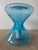 Aqua Mid 20th Century Sablier Hourglass Stool by Patrick E. Naggar For Sale - Image 8 of 10