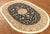 Oval Hand-Knotted Middle Eastern Rug For Sale - Image 5 of 11