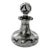 Antique Art Nouveau Silver Overlay Glass Perfume Bottle, C. 1899 Scent Bottle For Sale