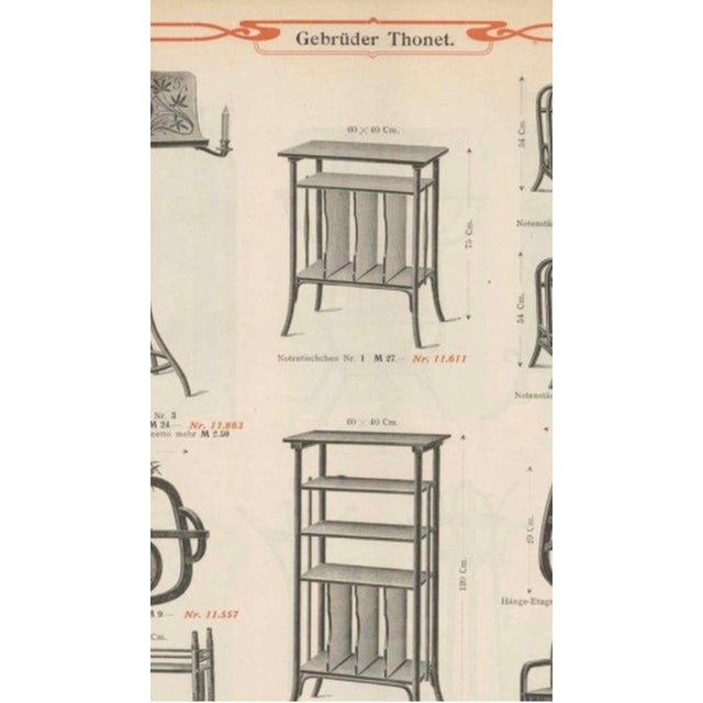 Bentwood Music Stand by Michael Thonet for Gebrüder Thonet Vienna Gmbh, 1910 For Sale - Image 6 of 15