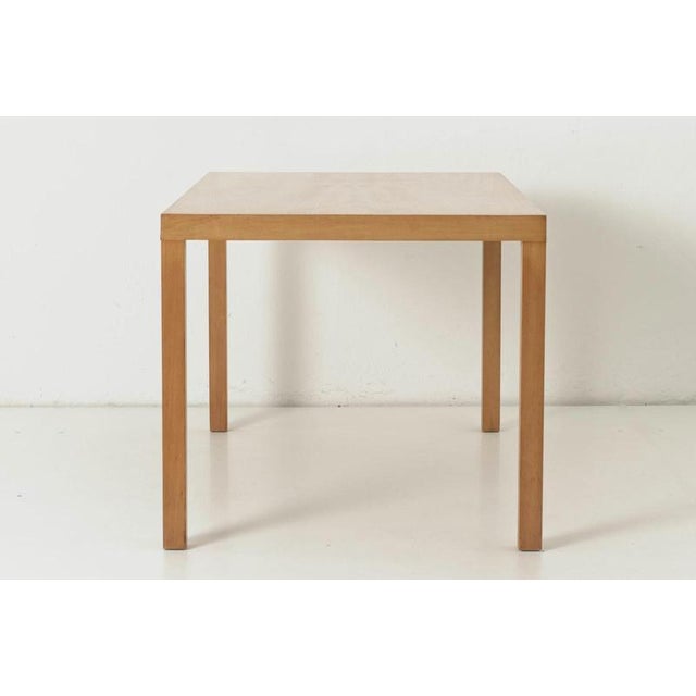 Dining Table in Beech and Walnut, Switzerland, 1950s For Sale - Image 3 of 9