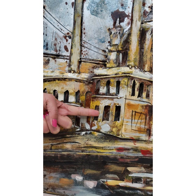 Hagia Sophia Church Mosque Istanbul Turkey Turkish Scene 3D Mixed Media Wall Art Metal Wood Art For Sale - Image 12 of 12