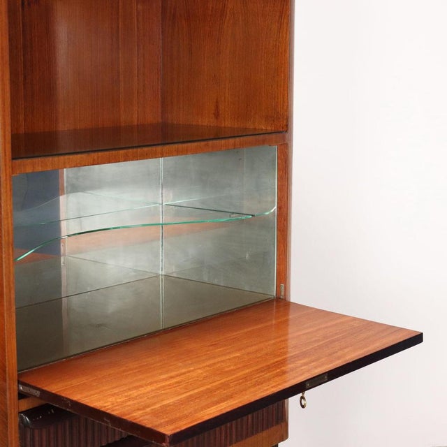 Vintage Cabinet in Exotic Wood, Italy, 1960s For Sale - Image 5 of 16