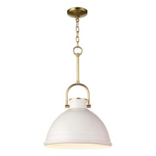 Regina Andrew Eloise Ceramic Pendant (White) For Sale