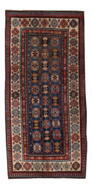 1880s Handmade Antique Caucasian Talish Rug