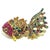 Bochic "Orient" Ruby & Sapphire Brooch or Pendent Set In 18K Gold & Silver For Sale - Image 15 of 18