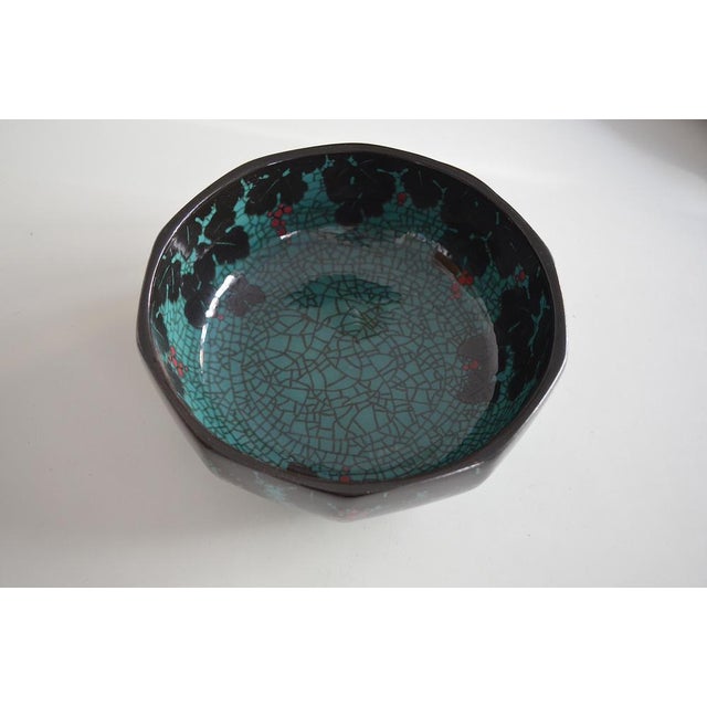 Very rare Art Nouveau ceramic bowl, design Christian Neureuther for Waechtersbach art department. - light ceramic with...