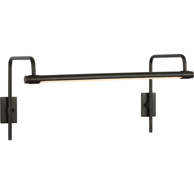 2020s Thomas O'Brien for Visual Comfort Signature Kidd 18" Frame Mount Picture Light in Bronze For Sale - Image 5 of 14