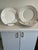 White 1990s Set of 6 Large White Porcelain Dinner or Service Plates For Sale - Image 8 of 8