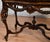Brown 1920 Antique French Louis XV Walnut Floral Inlay Coffee Table With Glass Tray For Sale - Image 8 of 13