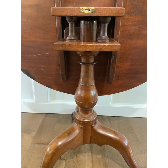 18th Century Chippendale Birdcage Tilt Top Table For Sale - Image 10 of 15