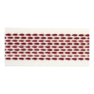 Schumacher Portola Tape Indoor/Outdoor in Rose For Sale