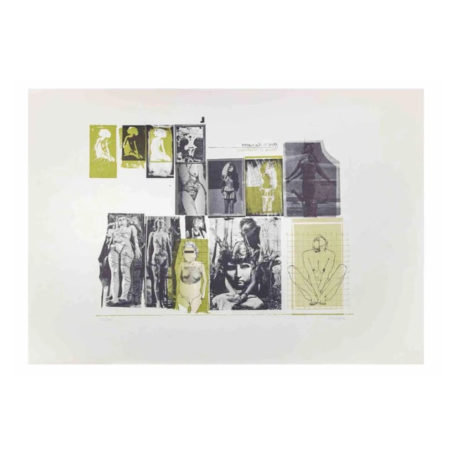 Sergio Barletta, Eros and Thanatos, Etching, 1970s For Sale