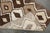 Mid-Century Modern Vintage Zabihi Collection Brown Ivory Small Moroccan Runner - 2'5" x 5'8" For Sale - Image 3 of 9