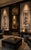 Late 20th Century Monumental Kinder-Harris “Harpers” Art Deco Revival Diptych Installation | Signed Barbour | Style No. 5497-10 For Sale - Image 12 of 12