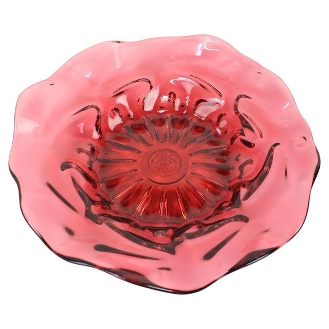 Czech Art Glass Bowl attributed to Josef Hospodka for Chribska Glassworks, 1960s For Sale