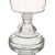 Metal Eagle Clear Etched Glass Oil Lamp With Brass Burner and Unused Chimney For Sale - Image 7 of 10
