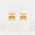 Late 20th Century Pair of Vintage Paloma Picasso for Tiffany & Co. 18k Gold 'Groove' Stud Earrings For Sale - Image 5 of 11