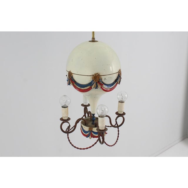 Mid-Century French Air Ballon Ceiling Lamp, 1950s For Sale - Image 6 of 18