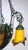 French Wrought Iron Glass Chandelier, 1990s For Sale - Image 6 of 15