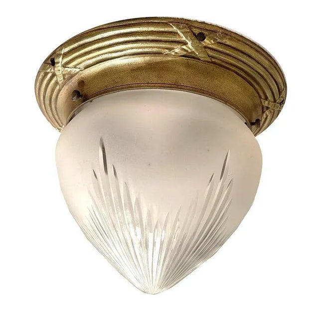 Small Art Deco Ceiling Lamp For Sale - Image 6 of 6