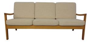 Senator Sofa in Oak by Ole Wanscher for Poul Jeppesen, Denmark, 1960s
