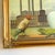 Mid-Century Modern Late 20th Century Jan Rithamer Surrealist Painting of Classical Figure With Flute, Bird & Lizard in Gilt Frame For Sale - Image 3 of 8