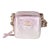 Metallic Lambskin Quilted Coco Punk Clutch With Chain For Sale