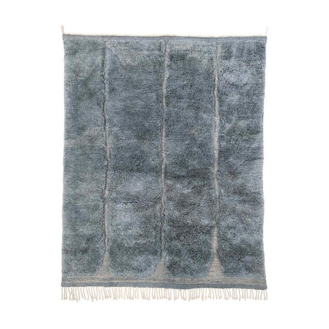 Hand-Knotted Wool Rug by Azele Studio For Sale - Image 9 of 9
