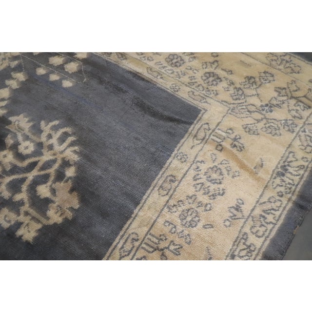 Textile Antique Zabihi Collection Turkish Oushak Rug - 8'8" x 10'8" For Sale - Image 7 of 10