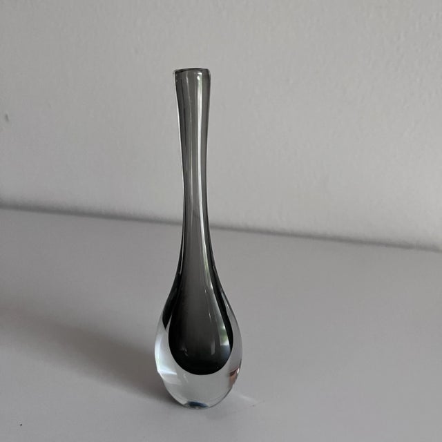 1960s Mid Century Murano Bud Vase For Sale - Image 9 of 10