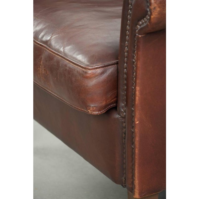 Club Chair in Sheepskin Leather For Sale - Image 13 of 18