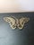1940s Ornate Brass Butterfly Door Knocker For Sale - Image 4 of 5