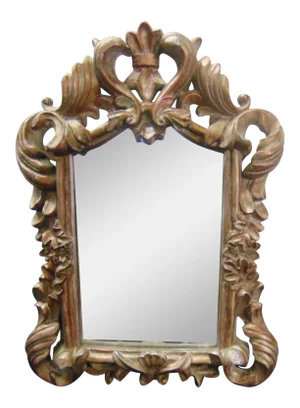 Italian Rococo Style Gold Gilt Mirror