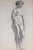 Art Deco Antique Realist Graphite Nude Female Figure Study by Anne Neumark 1928 For Sale - Image 3 of 6